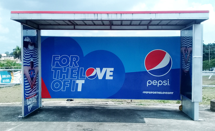 Pepsi Bus Shelter