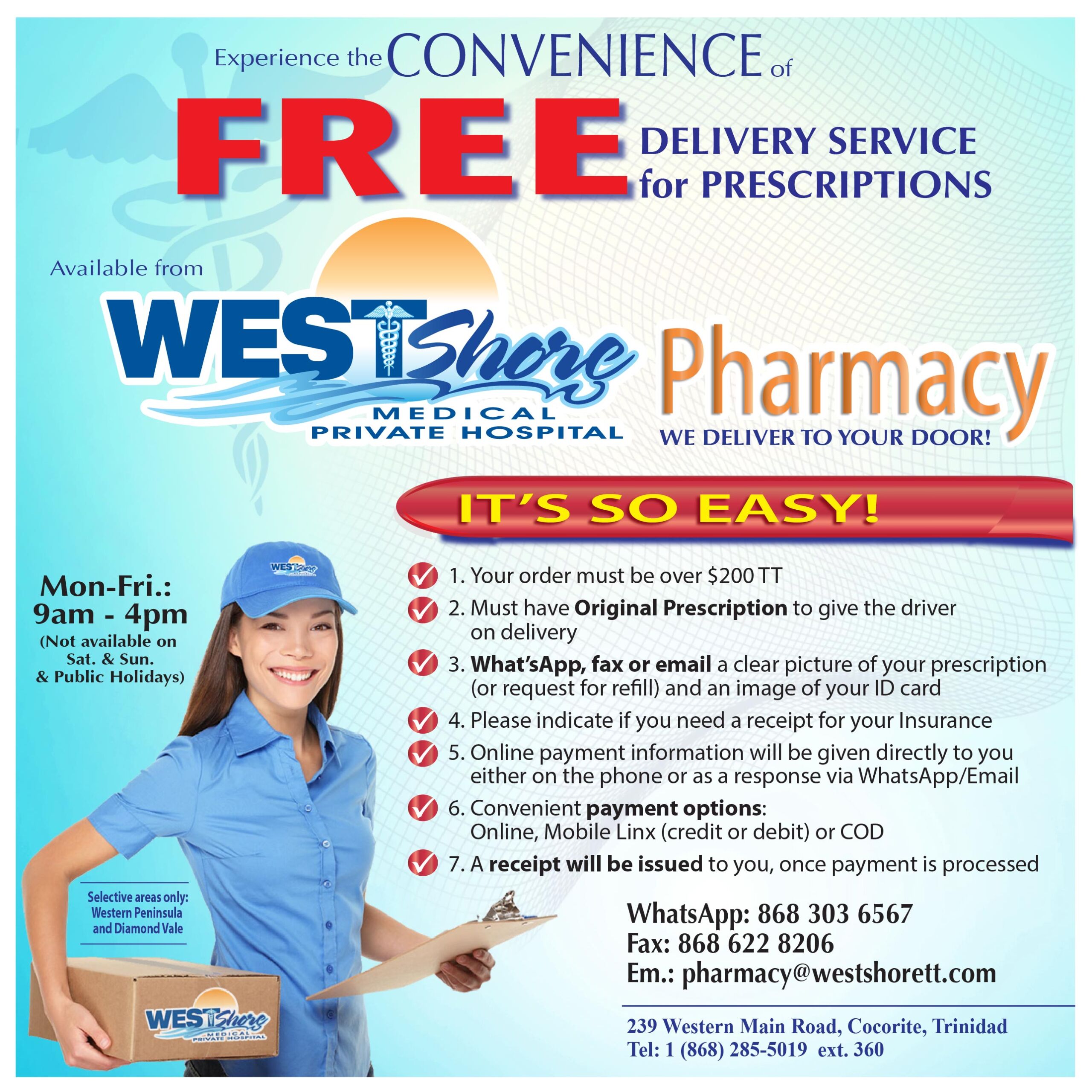 Westshore Pharmacy Delivery